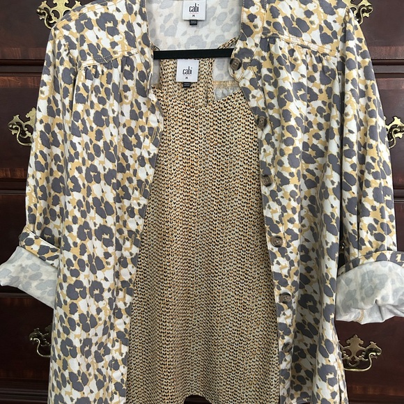 CAbi Beige Patterned Camisole Top - Picture 5 of 5